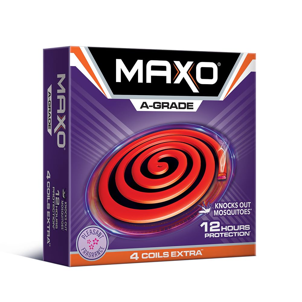 Maxo Mosquito Repellent Coil 12 Hour Red Regular (10 Count)