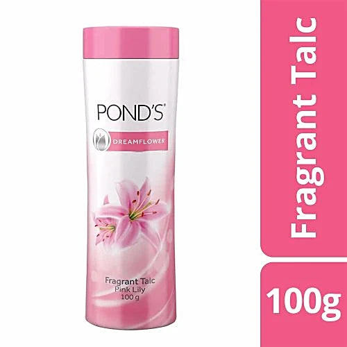 Ponds Dreamflower Fragrant Talc - Pink Lily, 100 g