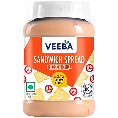 VEEBA Sandwich Spread Cheese & Chilli, 250 g