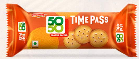 Britannia 50 50 Time Pass 69.5g