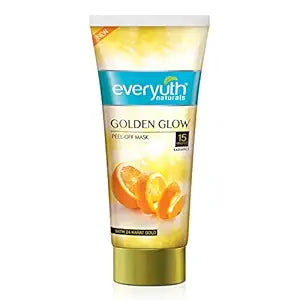 Everyuth Natural Advanced Golden Glow Peel Off Mask for Instant Glow Skin, 30 gm