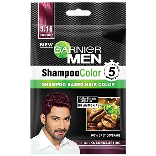 GARNIER Mens Shampoo Color 3.16 Burgundy