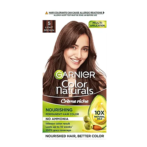 Garnier Light Brown Hair Colour Shade No.5 ,70 ml + 60 g