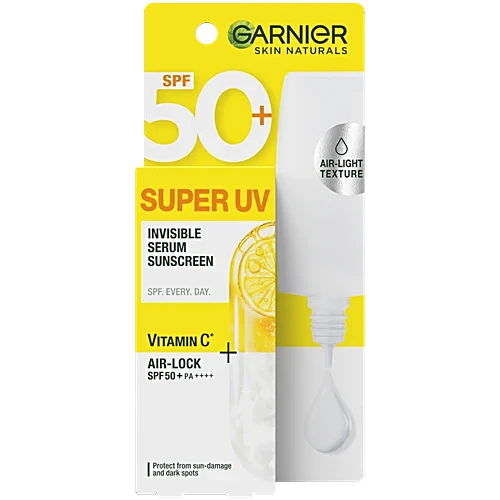 Garnier Super UV Invisible Serum Sunscreen SPF 50+, 30