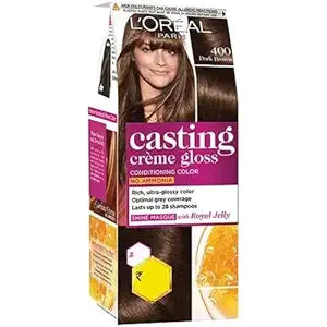 LOreal Paris Dark Brown Hair Colour 400 21 g+ 24ml