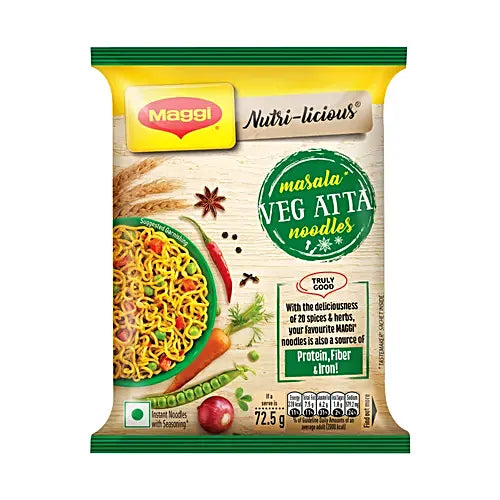Maggi Masala Veg Atta Noodles 72.5 g